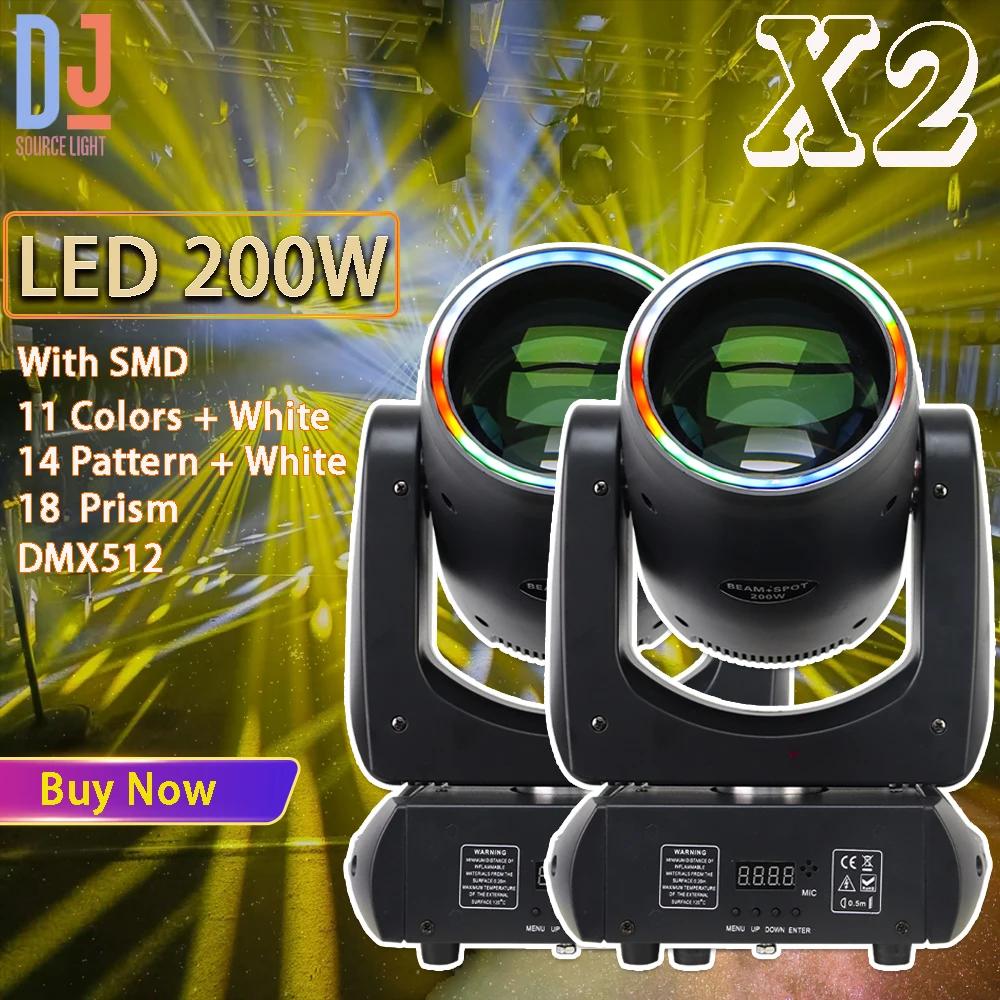 200W LED   Ʈ  ,  18 ȸ , DMX512, DJ  Ƽ Ŭ  ȿ , 2 /Ʈ, ǰ